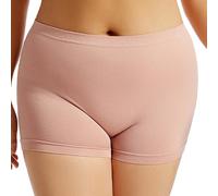 Pantaloncini da ciclismo da donna, corti, anti-sfregamento, per sotto i vestiti, senza cuciture, da donna, per yoga, fitness, boxer, Colore: rosa., 3XL