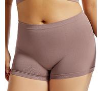 Pantaloncini da ciclismo da donna, corti, anti-sfregamento, per sotto i vestiti, senza cuciture, da donna, per yoga, fitness, boxer, oro rosa, XXL