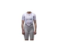 Pantaloncini da ciclismo da donna lebram race grigio perla