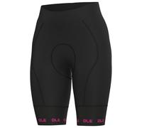 Pantaloncini Alé PR-E Strada 2.0 nero logo rosso donna - M