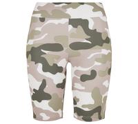Pantaloncini da ciclismo da donna Urban Classics high waist camouflage tech Rose S