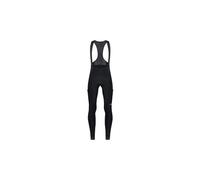 Pantaloncini da ciclismo lunghi con bretelle poc cadence thermal lite neri da uomo