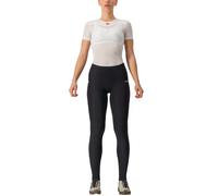 Pantaloncini da ciclismo lunghi da donna senza imbottitura Unlimited Trail nero