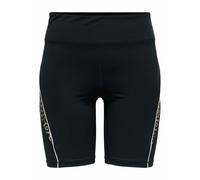 Pantaloncini da ciclismo sportivi Mila con dettaglio stampa leopardata Nero L Leopardato