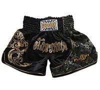 Pantaloncini da combattimento per MMA Fluory, con scritta "Muay Thai", adatti per allenamenti, combattimenti in gabbia, grappling, arti marziali, kickboxing