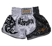 Pantaloncini da combattimento per MMA Fluory, con scritta "Muay Thai", adatti per allenamenti, combattimenti in gabbia, grappling, arti marziali, kickboxing