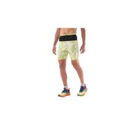 Pantaloncini da corsa 2 in 1 compressport trail da uomo verde