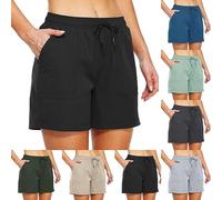 Pantaloncini da corsa da donna ad asciugatura rapida Pantaloncini da golf da donna ad asciugatura rapida Upf50+ Short Gym Athletic Tronco a vita media Tronco Fitness Sport acquatici Breve Leggero