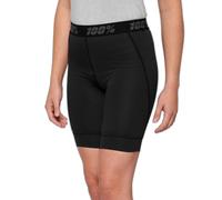 Pantaloncini ridecamp 100 da donna con fodera nera
