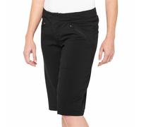 Pantaloncini da donna 100% ridecamp Noir