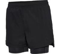 Pantaloncini da donna 2 in 1 Newline Dallas Noir XS