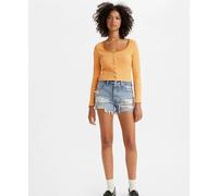 Pantaloncini da donna Levis 501 corti originali cropped Camp Point blu W30