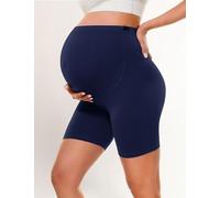Pantaloncini da donna premaman da motociclista sopra la pancia, 12,7 cm, per gravidanza, allenamento, yoga, atletica