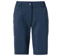 Vaude Farley Stretch III - pantaloni corti trekking - donna I46 D42 Dark Blue woman Pfc-Free,Vaude Green Shape