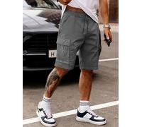 Pantaloncini da lavoro estivi da uomo resistenti e robusti con tasche multiple, adatti per attività all'aperto come escursionismo e pesca