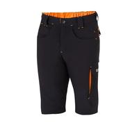 Pantaloncini da lavoro Sparco Tech Light nero arancione - taglia M