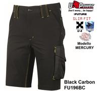 Pantaloncini da lavoro U-POWER MERCURY Bermuda 4 way stretch Slim Fit reﬂex +