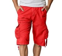 Pantaloncini da Lavoro Uomo Estivi - Certo! per Creare Un Titolo di Prodotto Ottimizzato È Necessario Descrivere Chiaramente Il Prodotto Includere Le Caratteristiche Principali (Watermelon Red 34)