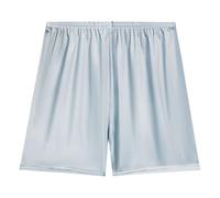 Pantaloncini da pigiama da donna in cotone con stampa a cuore carino amore stampa gamba larga pigiameria lunghezza al ginocchio larghi fluidi gamba dritta pigiama corto indumenti da notte, Azzurro, L