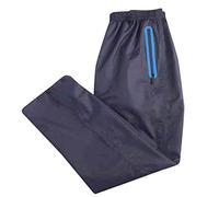 Pantaloncini da pioggia da uomo e da donna, pantaloni da bicicletta impermeabili e antivento, unisex, traspiranti, pantaloni da pioggia antivento e traspiranti con tasche con cerniera per donne e