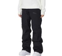Pantaloncini da sci da donna - Impermeabili - Antivento - Traspiranti - Pantaloni da esterno caldi - Pantaloni invernali - Pantaloni da snowboard - Per lo sci di fondo, Nero , L