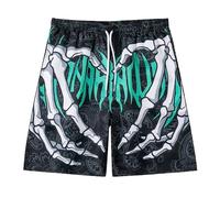 Pantaloncini da Surf Uomo - Stampa a Mano, Estivi, Perfetti per Spiaggia e Bagno