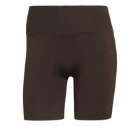 Pantaloncini da tennis da donna Adidas Workout Essentials Scrunch Knitted - aurora cofee - Marrone (M)