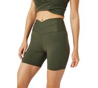 Pantaloncini da tennis da donna Björn Borg Studio Cross Shorts - olive night - Verde (S)