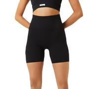 Pantaloncini da tennis da donna Björn Borg Studio Seamless Rib Shorts - black beauty - Nero (M)