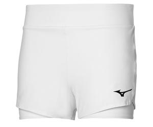Pantaloncini da tennis da donna Mizuno Flex Short - white - Bianco (M)