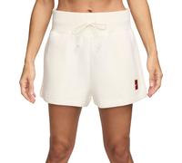 Pantaloncini da tennis da donna Nike Court Phoenix Fleece High-Waisted Loose Fit - pale ivory - Beige (L)