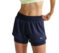 Pantaloncini da tennis da donna Nike Dri-Fit One 2-in-1 - midnight navy/white - Blu (XXS)