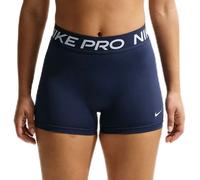 Pantaloncini da tennis da donna Nike Pro Dri-Fit 365 Mid-Rise 3in - midnight navy/white - Blu (L)