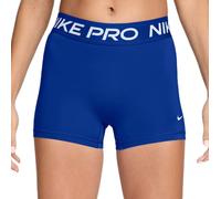 Pantaloncini da tennis da donna Nike Pro Dri-Fit 365 Mid-Rise 3in - old royal/white - Blu (L)