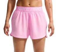 Pantaloncini da tennis da donna Nike Pro Dri-Fit Mid Rise Brief Lined 3in Woven - pink rise/white - Rosa (S)