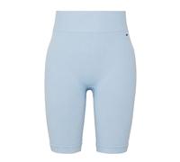 Pantaloncini da tennis da donna Tommy Hilfiger HW Seamless Washed Ribbed Shorts - vessel blue - Blu (S)