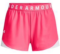 Pantaloncini da tennis da donna Under Armour Women's UA Play Up Shorts 3.0 - pink shock/white - Rosa (L)