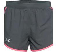 Pantaloncini da tennis da donna Under Armour Wome's UA Fly-By 2.0 Shorts - pitch gray/cerise - Grigio (S)