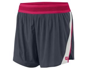 Pantaloncini da tennis da donna Wilson Kaos Mirage 3.5 Short W - india ink/blanc - Nero (XS)