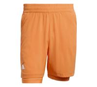 Pantaloncini da uomo adidas Tennis Climacool Shorts & Inner Shorts Set Pure Orange XXL