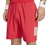 Pantaloncini da tennis da uomo Adidas Club 3-Stripes 9" - pure rubin - Rosso (L)