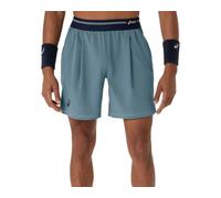 Pantaloncini da tennis da uomo Asics Game 7in - ironclad - Grigio (XL)
