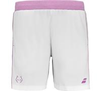 Babolat LEBRON Pantaloncini Uomini - Bianco, Lilla XL