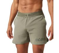 Pantaloncini da tennis da uomo Björn Borg - dusty olive - Verde (XXL)