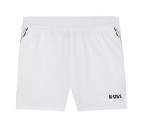 Pantaloncini da tennis da uomo BOSS T-Match 5 inch - white - Bianco (L)