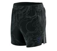 Pantaloncini da tennis da uomo Compressport Performance Short - black/aurora - Nero (XL)