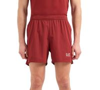 Pantaloncini da tennis da uomo EA7 Man Woven - Rosso (XL)