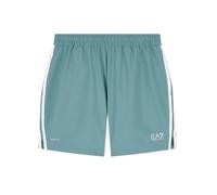 Pantaloncini da tennis da uomo EA7 Man Woven - silver pine - Verde (M)