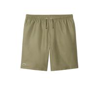 Pantaloncini da tennis da uomo Lacoste Lightweight Diamond Taffeta Sport - khaki green - Verde (M)