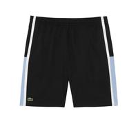 Pantaloncini da tennis da uomo Lacoste Sport Colourblock Panels Lightweight - black/white/blue - Nero (M)